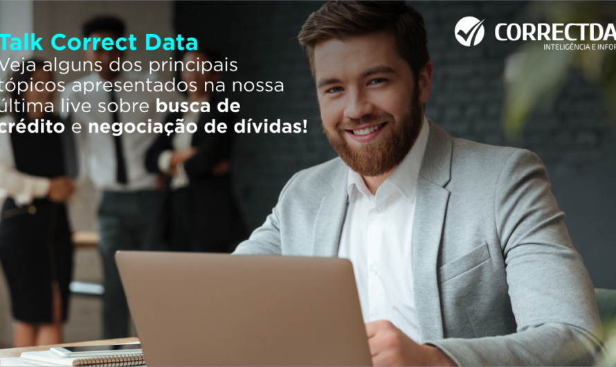 Veja alguns dos principais tópicos apresentados na nossa última live sobre busca de crédito e negociação de dívidas!